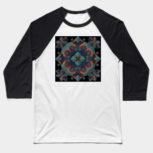 Decorative Three Dimensional Pattern Baseball T-Shirt